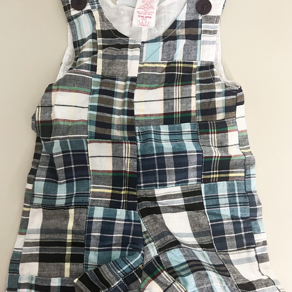 Plaid Boutique baby overalls